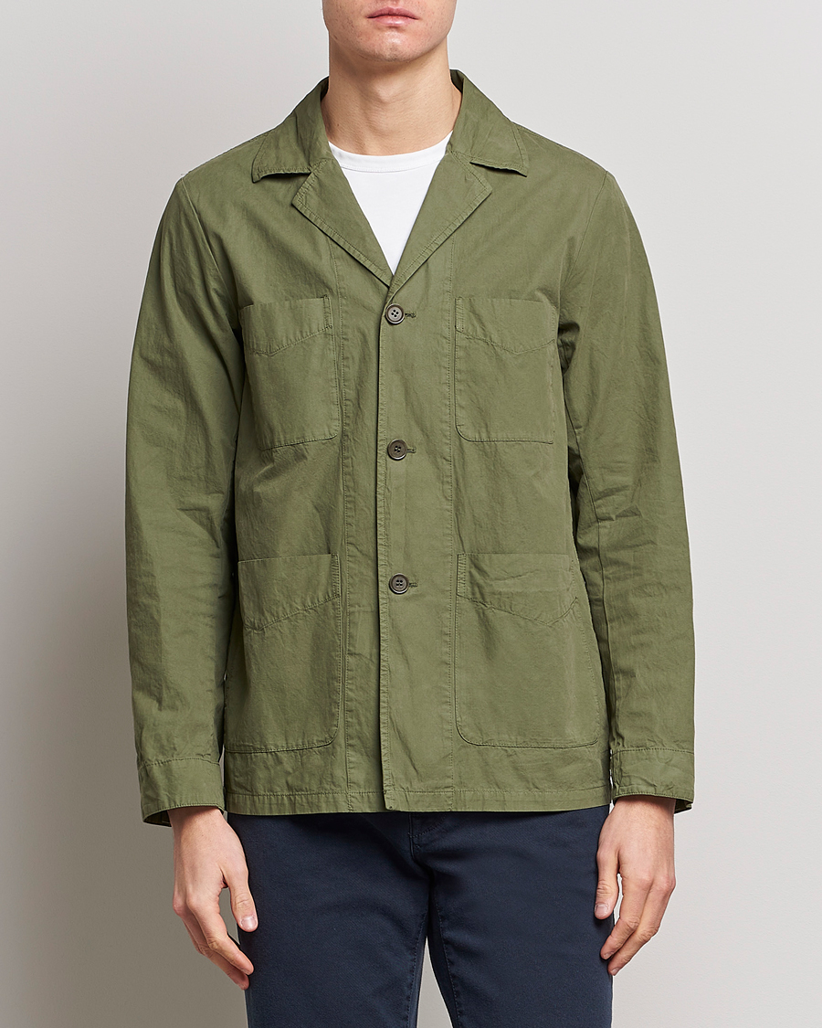 Homme | Manteaux Et Vestes | Aspesi | Fadango Shirt Jacket Army Green