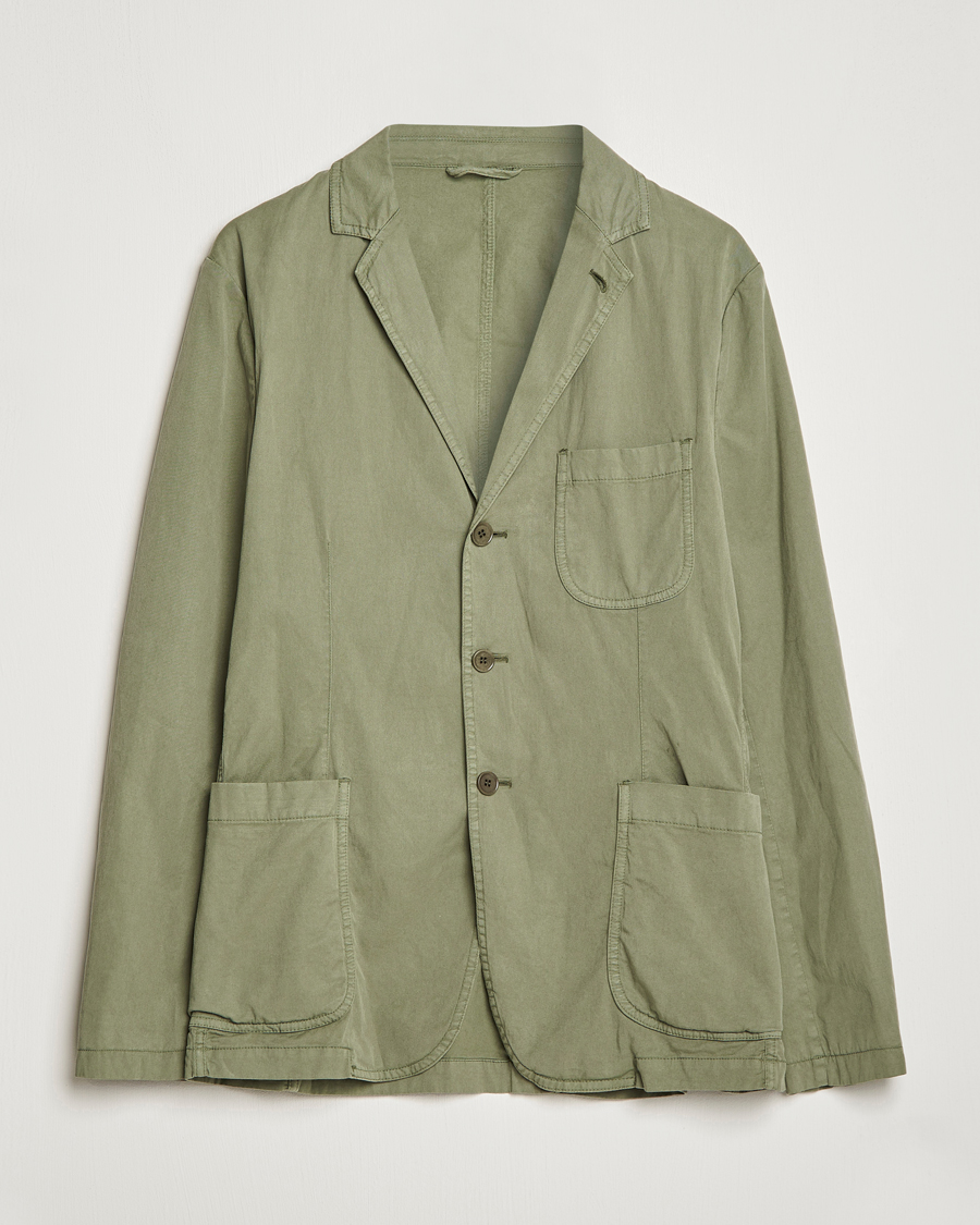 Homme | Blazers | Aspesi | Samuraki Washed Blazer Army Green