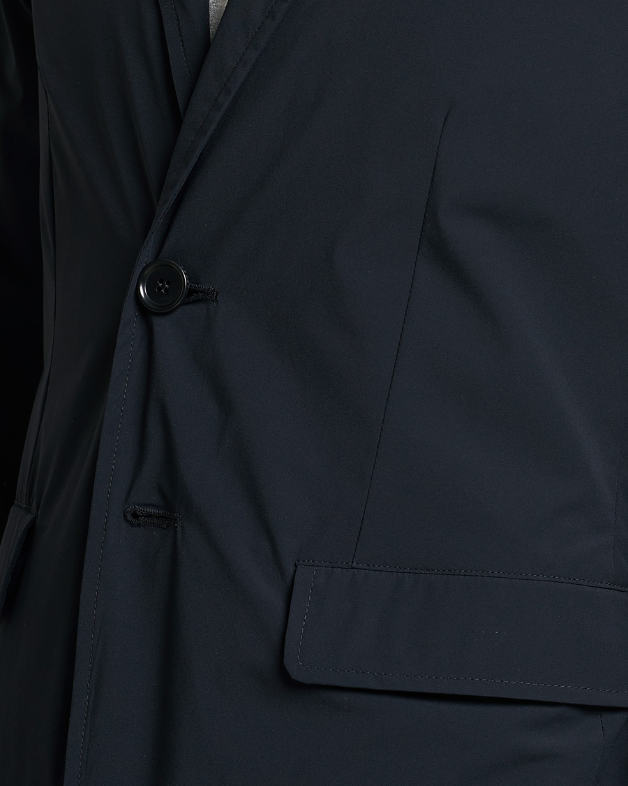 Homme | Blazers | Aspesi | Stretch Nylon Blazer Navy