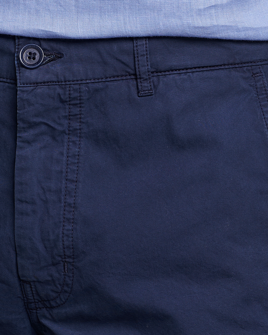 Homme | Shorts | Aspesi | Washed Cotton Cargo Shorts Dark Blue