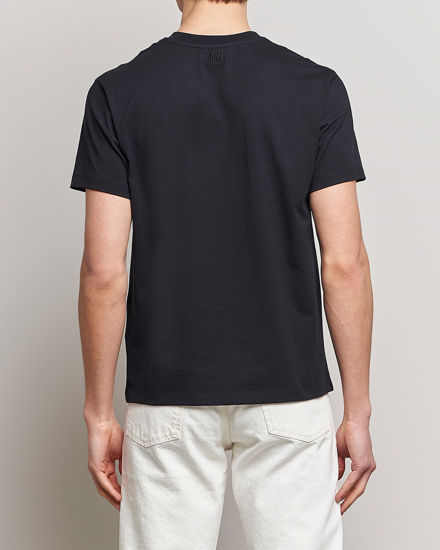 Homme | T-shirts | AMI | Heart Logo T-Shirt Black