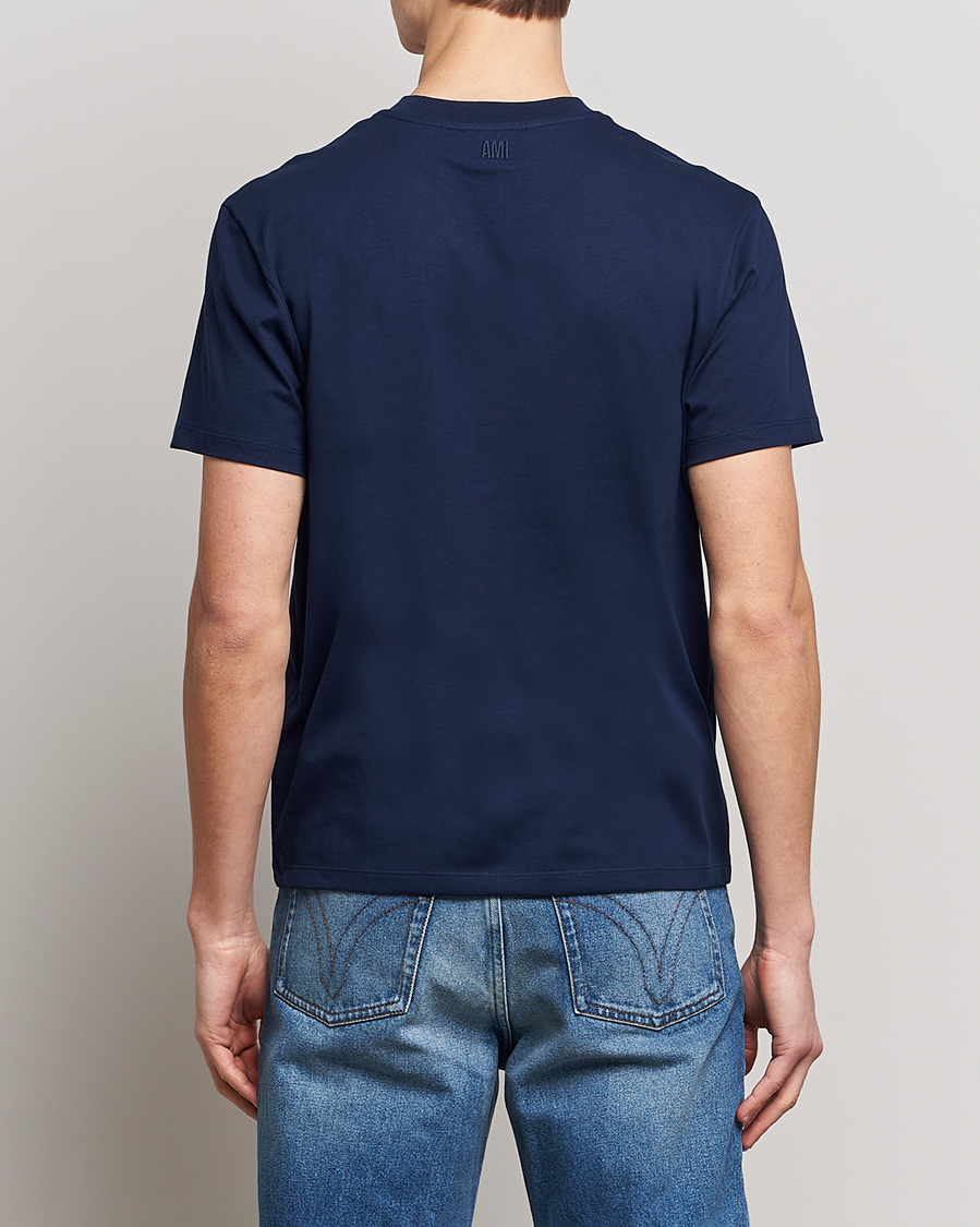 Homme | T-shirts | AMI | Heart Logo T-Shirt Navy