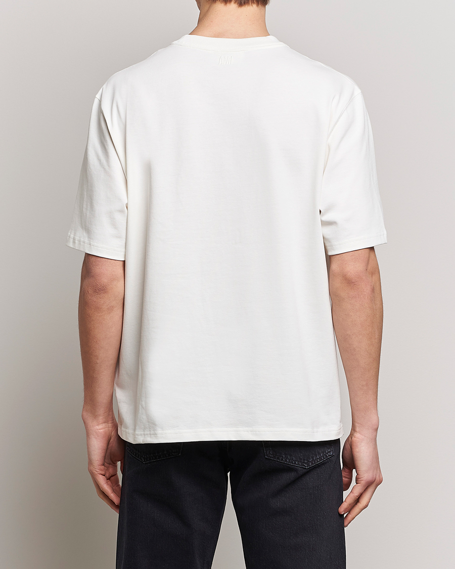 Homme | T-shirts | AMI | Big Heart Short Sleeve T-Shirt Natural White