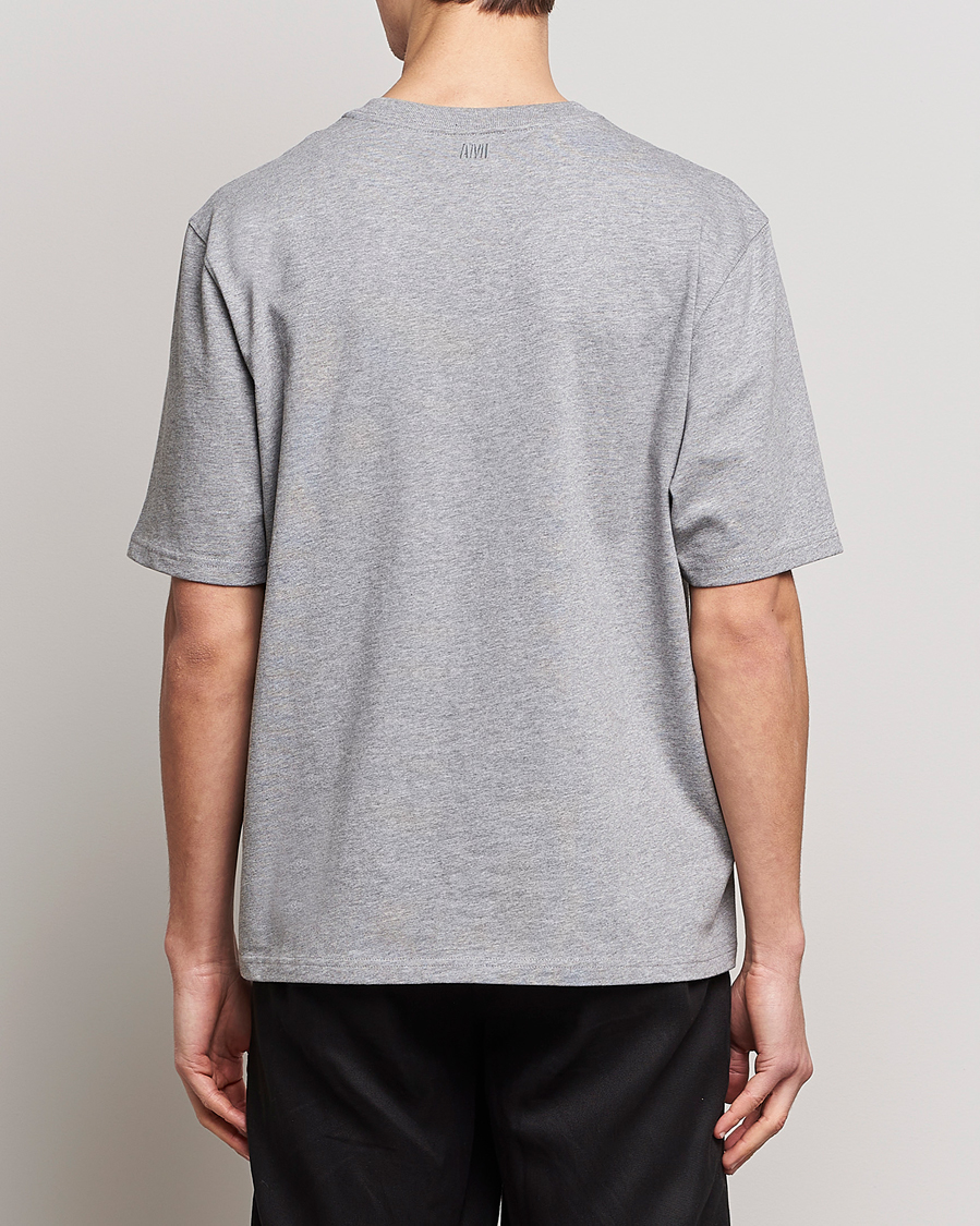 Homme | T-shirts | AMI | Big Heart Short Sleeve T-Shirt Heather Grey