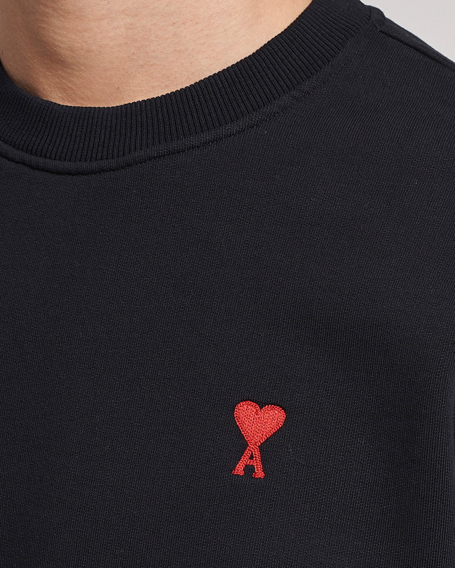 Homme | Pulls Et Tricots | AMI | Heart Logo Sweatshirt Black