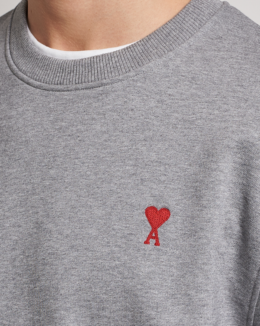 Homme | Pulls Et Tricots | AMI | Heart Logo Sweatshirt Heather Grey