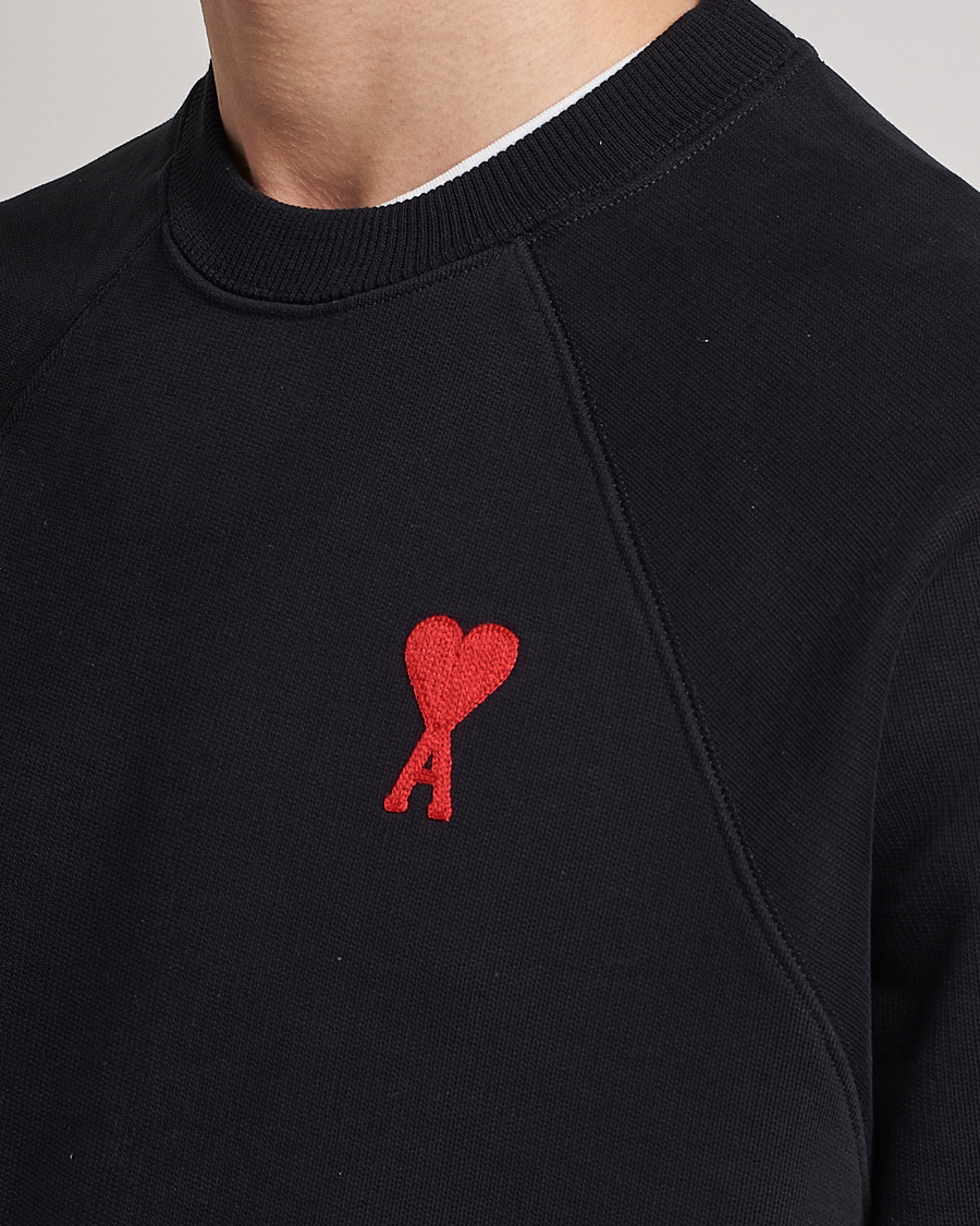 Homme | Pulls Et Tricots | AMI | Big Heart Sweatshirt Black