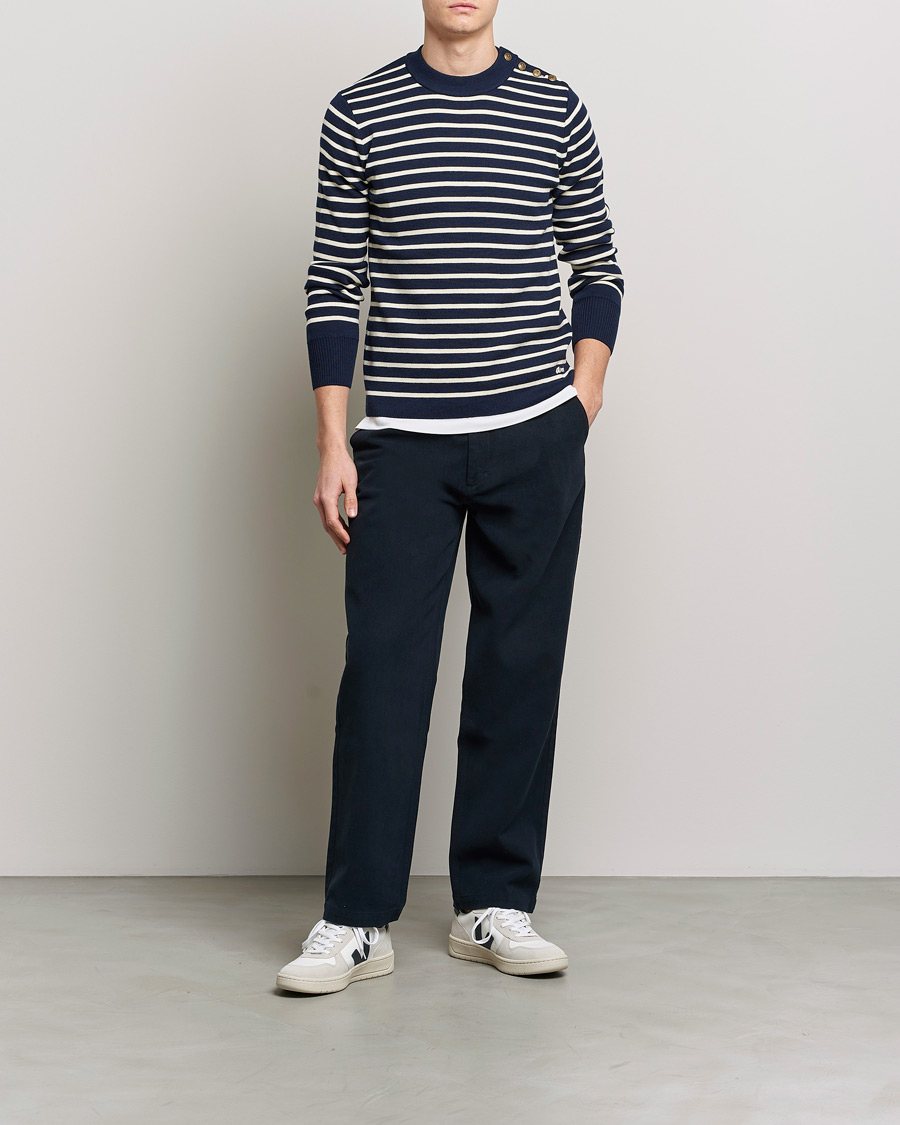 Homme | Pulls Et Tricots | AMI | Sailor Sweater Navy/White