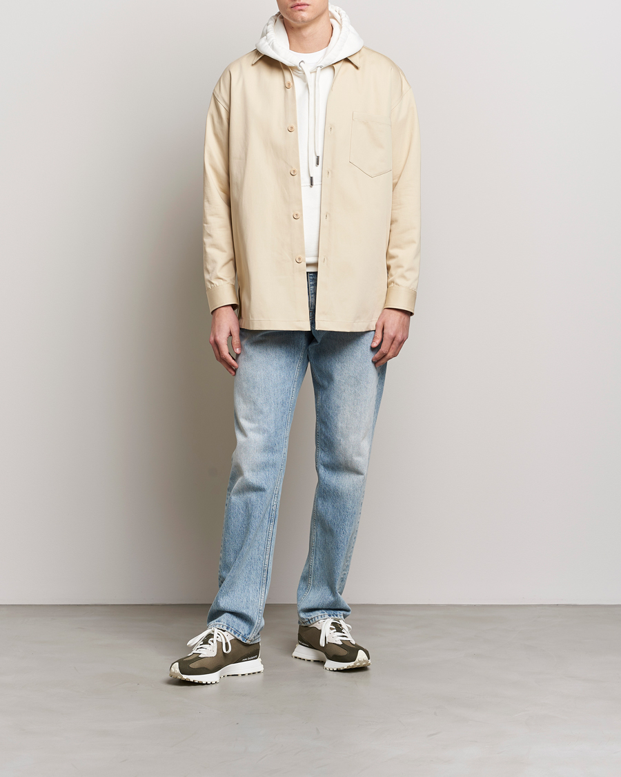 Homme | Chemises | AMI | Back Print Overshirt Vanilla