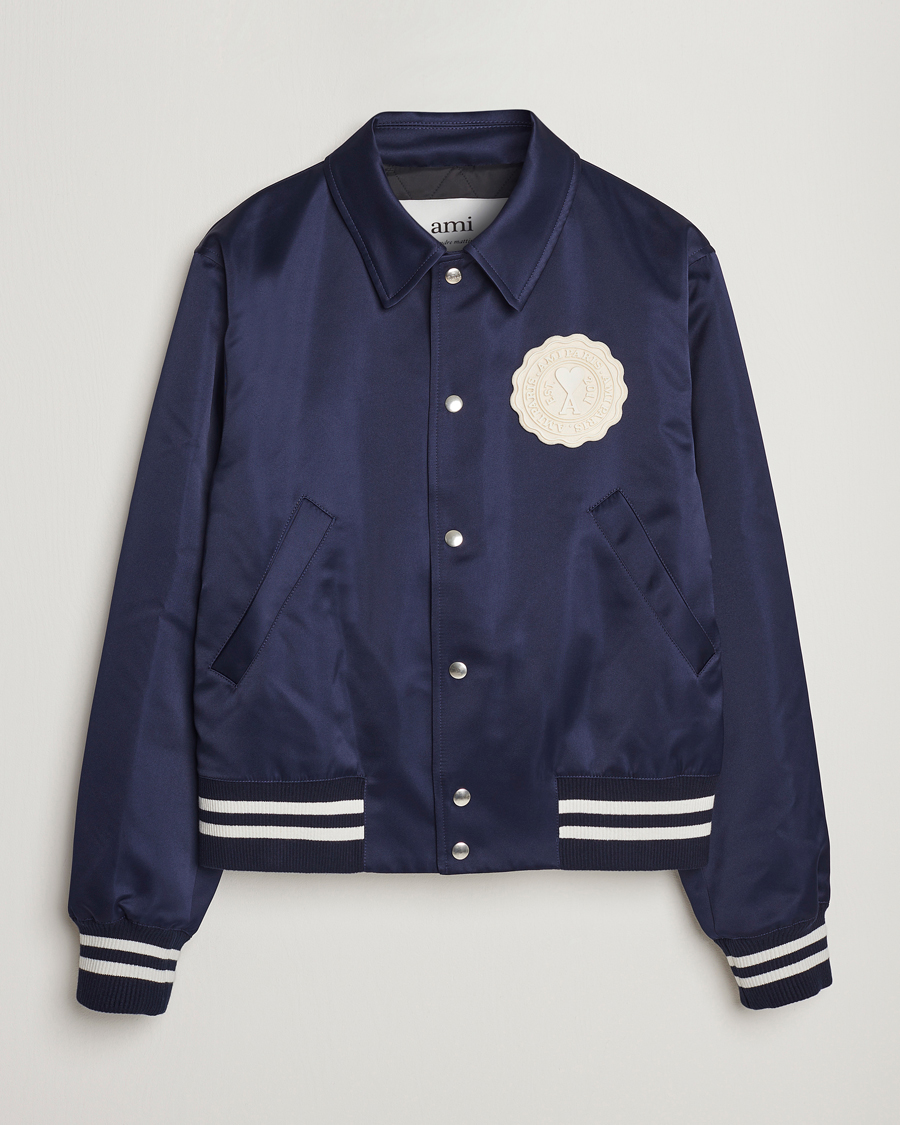 Homme | Manteaux Et Vestes | AMI | Teddy Jacket Navy