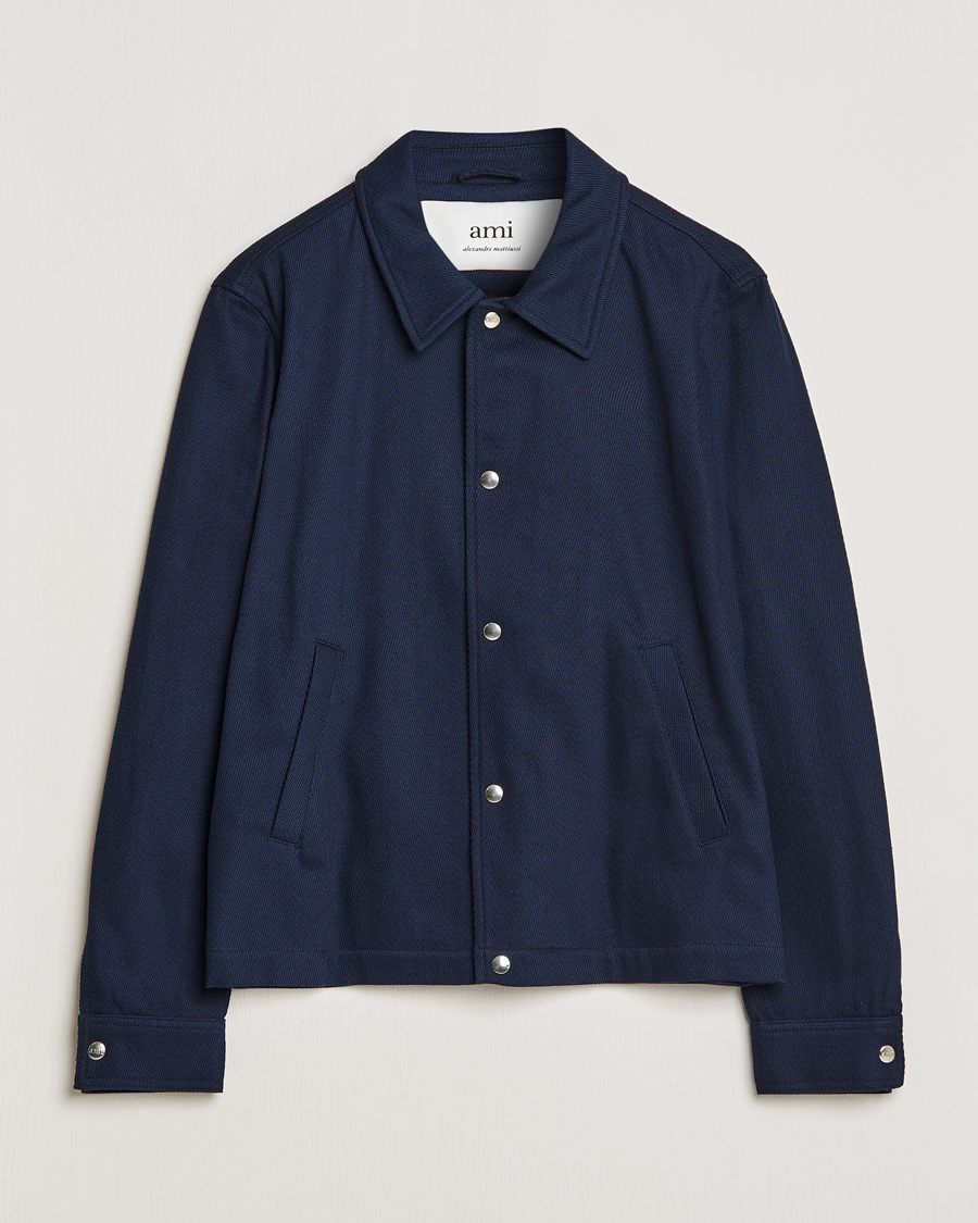 Homme | Manteaux Et Vestes | AMI | Buttoned Jacket Navy