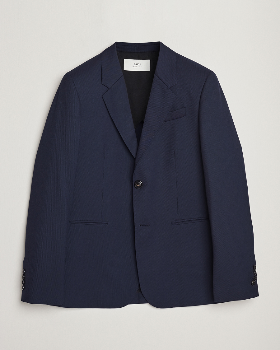 Homme | Blazers | AMI | Wool Blazer Navy