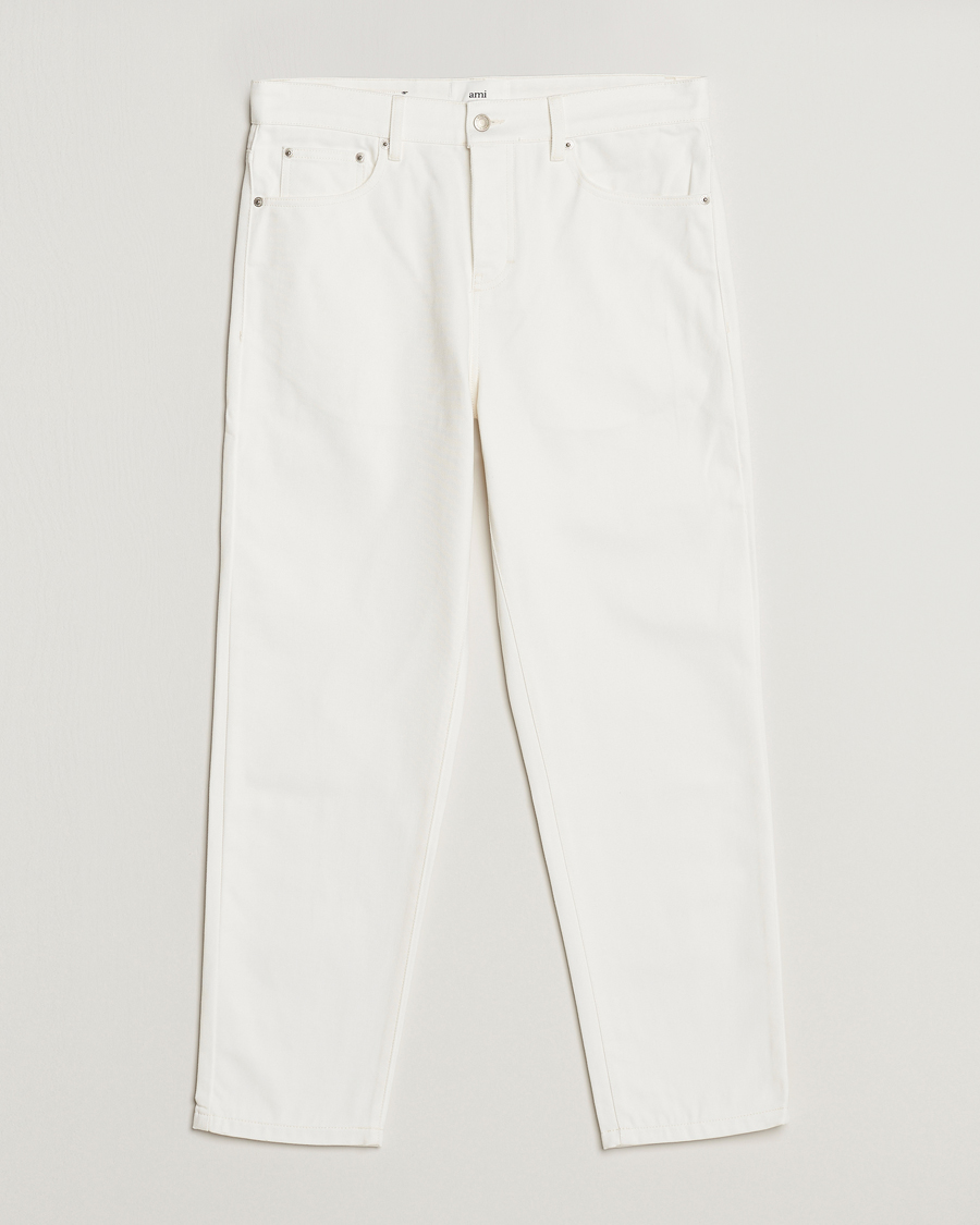 Homme | Jeans | AMI | Tapered Jeans Natural White