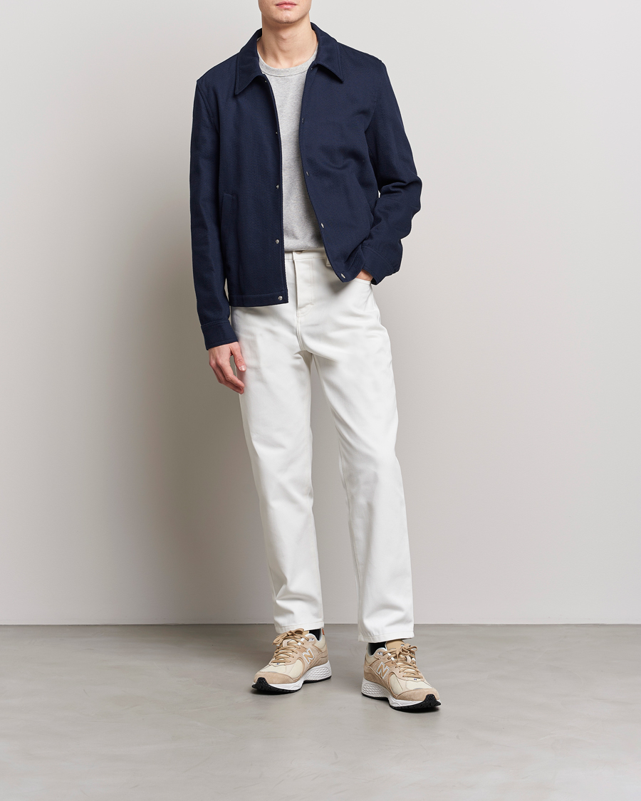 Homme | Jeans | AMI | Tapered Jeans Natural White