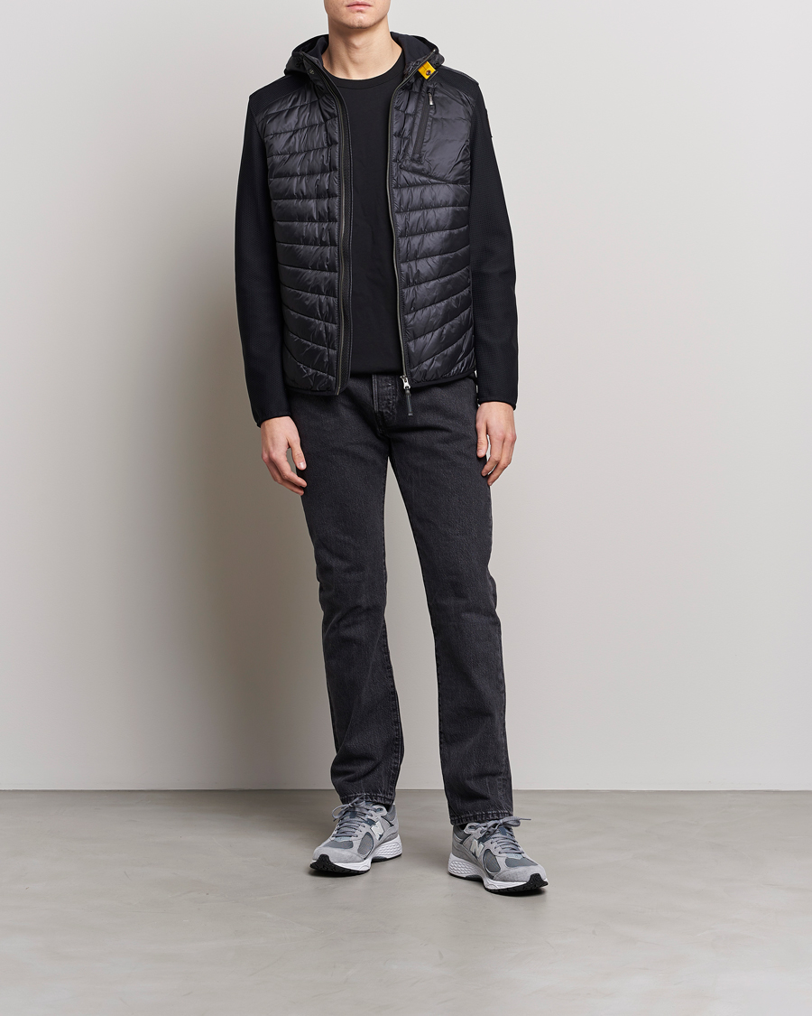Homme | Manteaux Et Vestes | Parajumpers | Nolan Mesh Hooded Hybrid Black