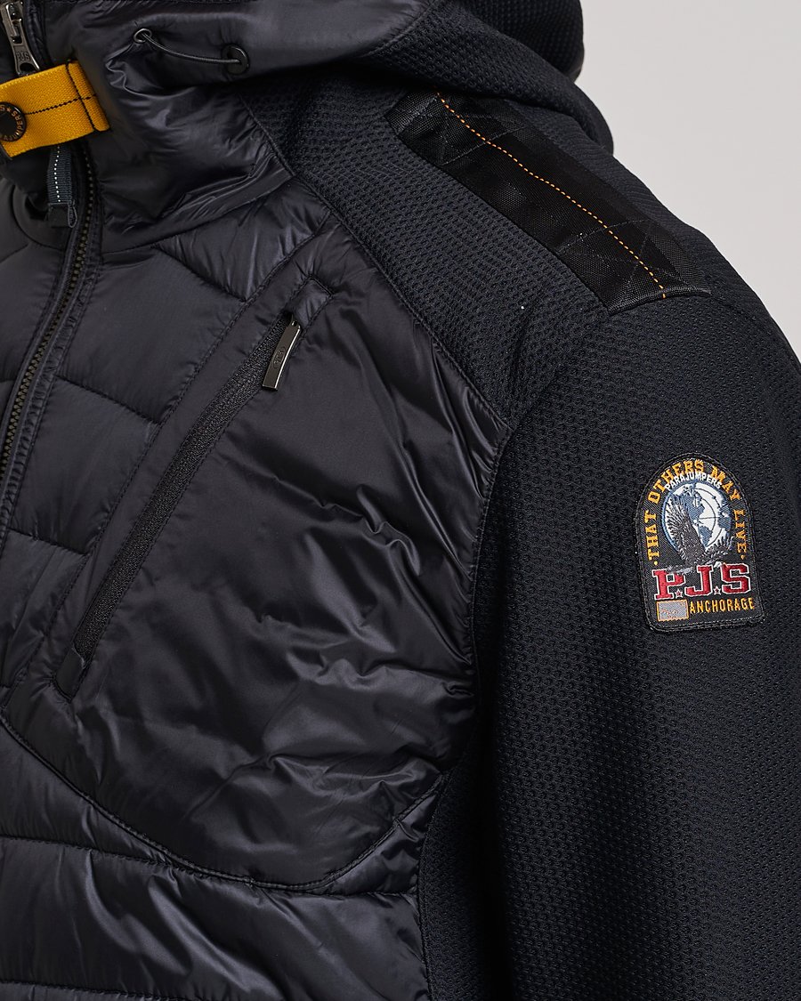 Homme | Manteaux Et Vestes | Parajumpers | Nolan Mesh Hooded Hybrid Black