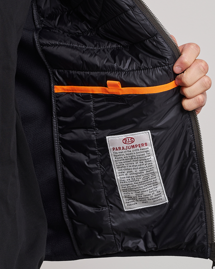 Homme | Manteaux Et Vestes | Parajumpers | Nolan Mesh Hooded Hybrid Black