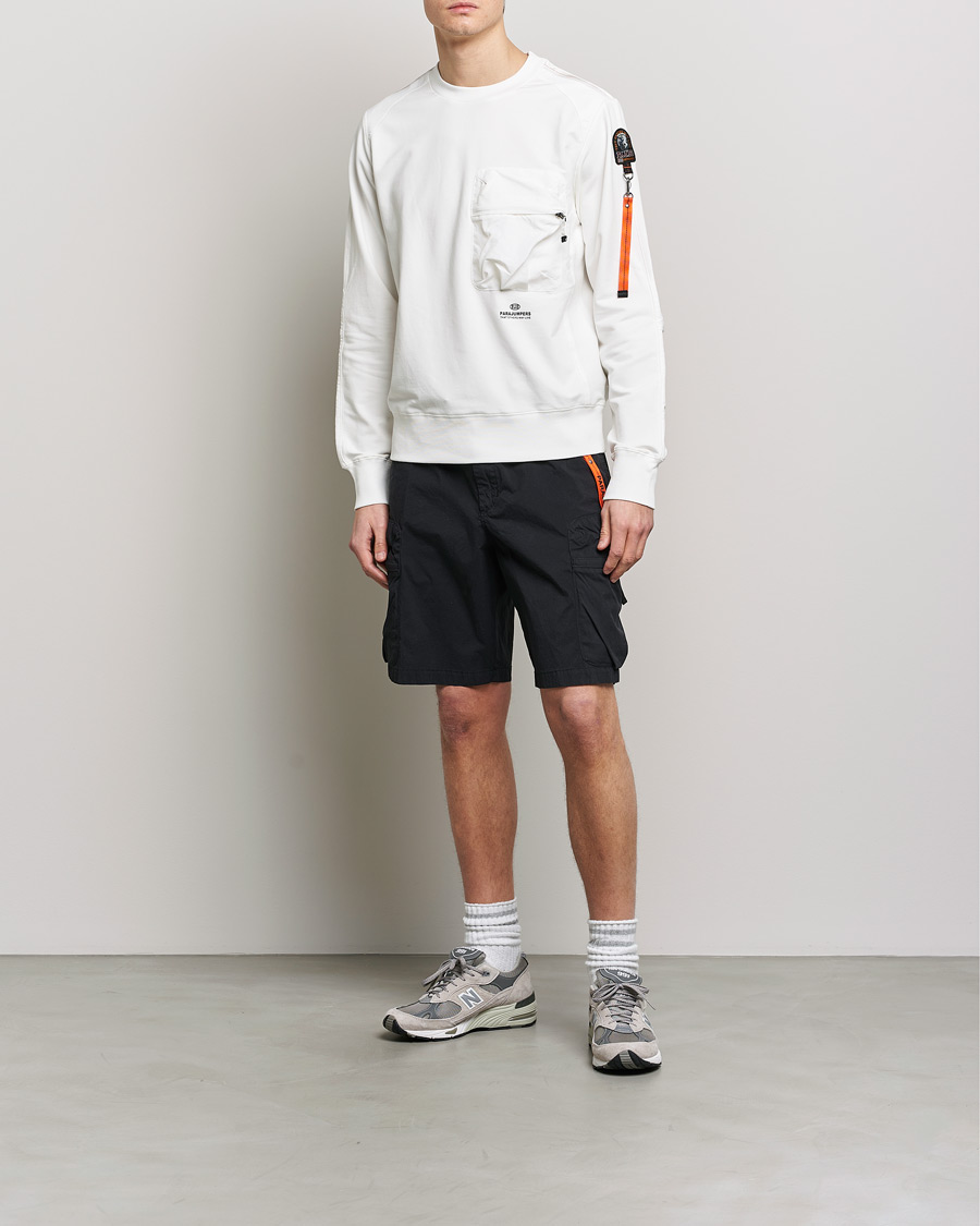 Homme | Pulls Et Tricots | Parajumpers | Sabre Soft Crew Neck Sweatshirt Off White