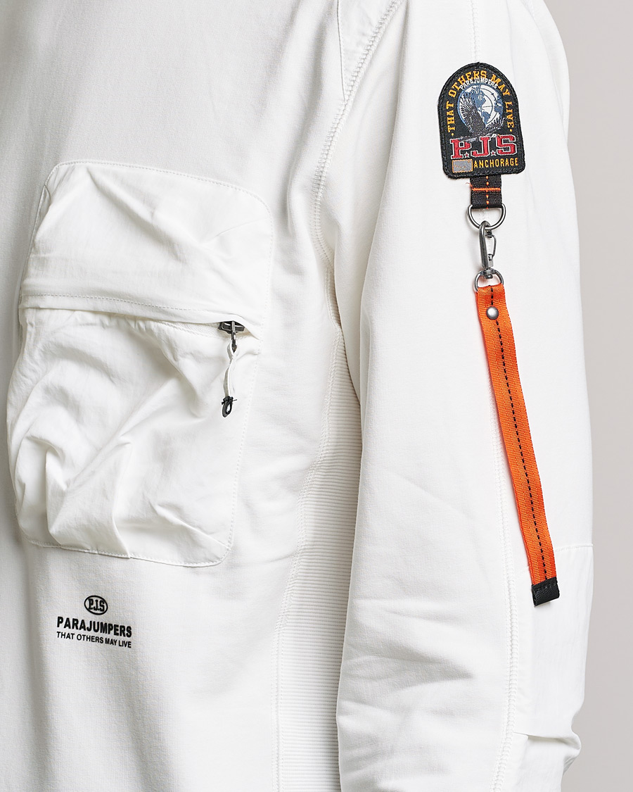 Homme | Pulls Et Tricots | Parajumpers | Sabre Soft Crew Neck Sweatshirt Off White