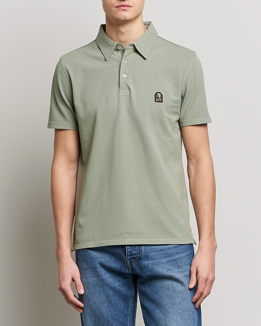 Homme | Polos | Parajumpers | Hugh Polo Green Mileu