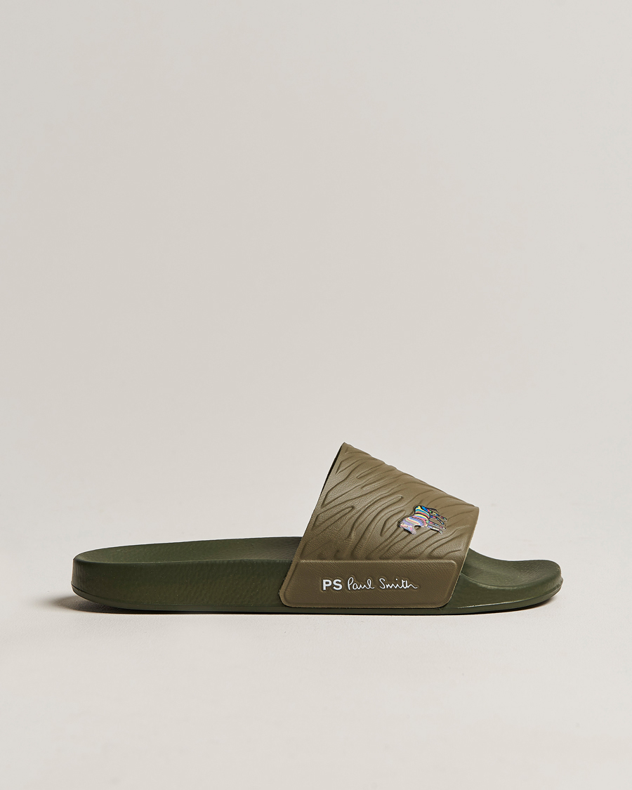 Homme | PS Paul Smith Nyro Zebra Sandal Green | PS Paul Smith | Nyro Zebra Sandal Green