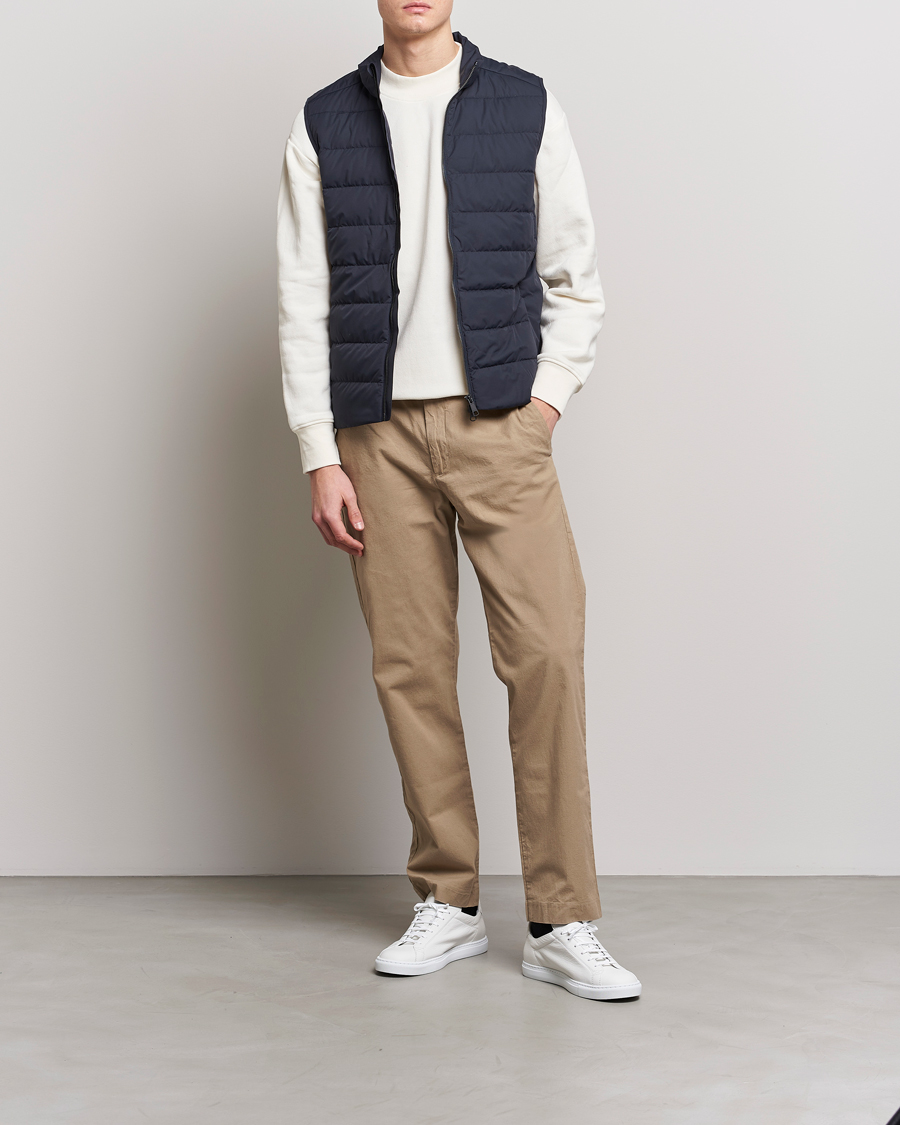 Homme | Gilets | Scandinavian Edition | Ratio Lightweight Padded Vest Midnight Blue