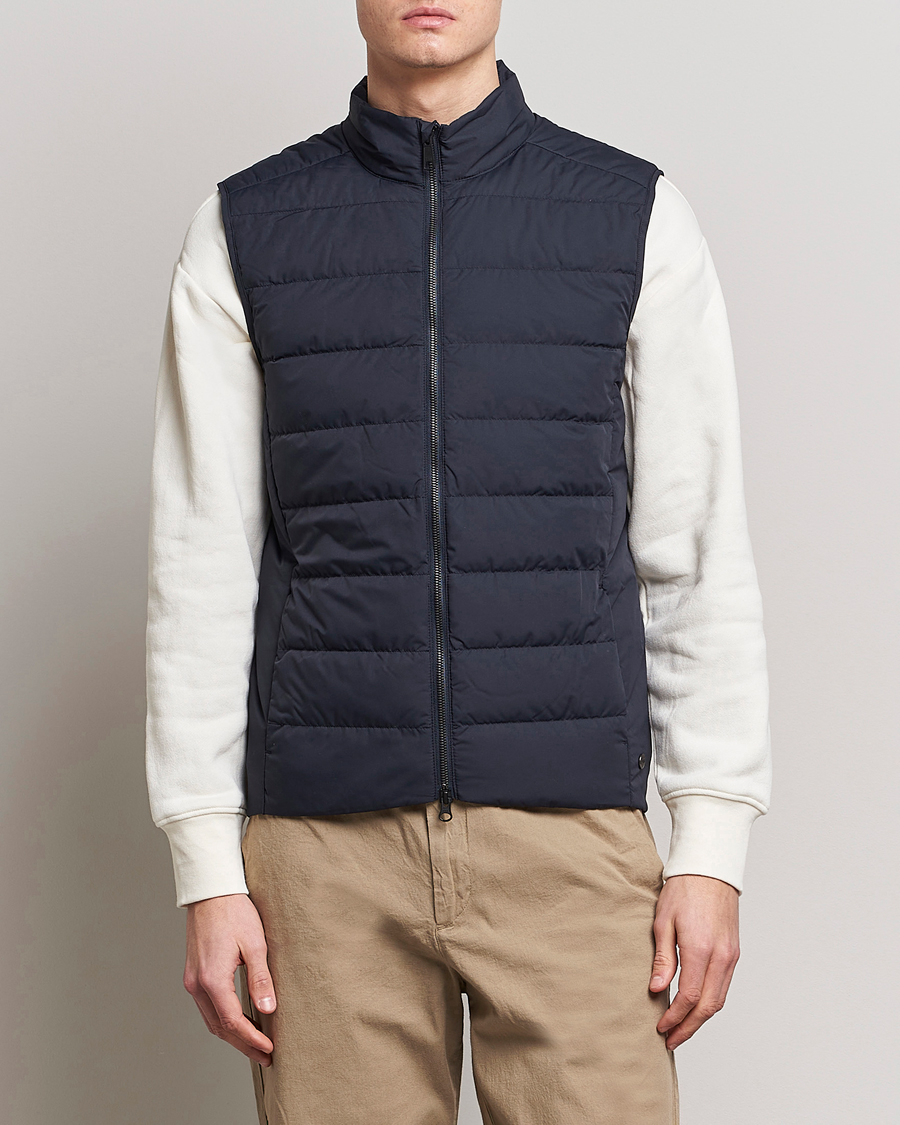 Homme | Gilets | Scandinavian Edition | Ratio Lightweight Padded Vest Midnight Blue