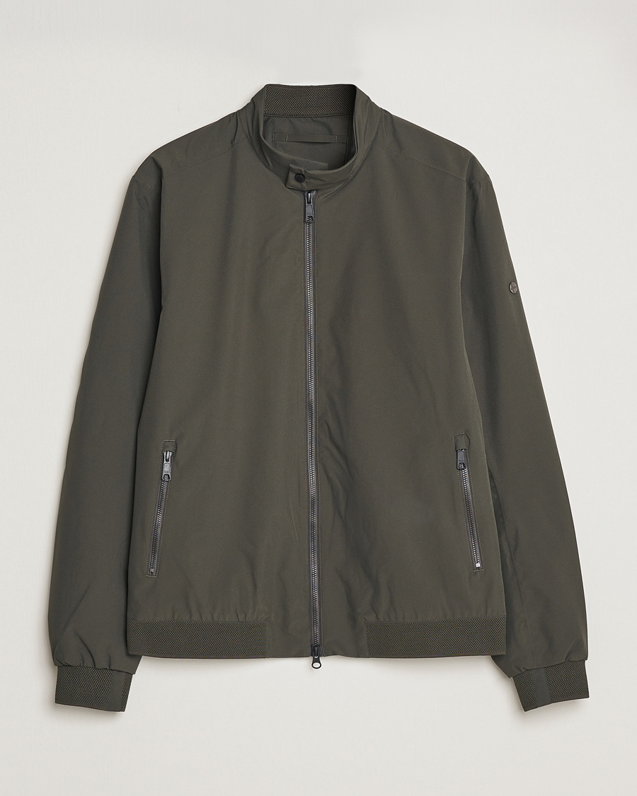 Homme | Manteaux Et Vestes | Scandinavian Edition | Plain Waterproof Jacket Dark Olive