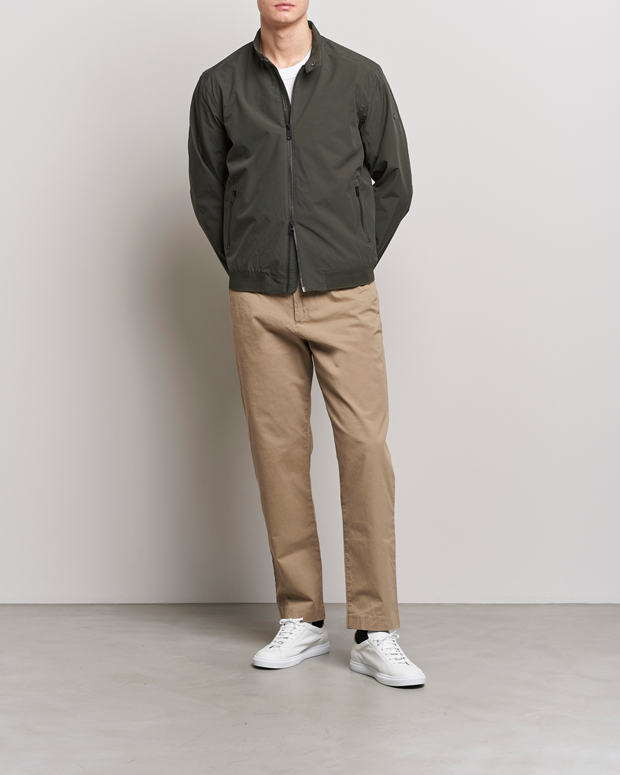 Homme | Manteaux Et Vestes | Scandinavian Edition | Plain Waterproof Jacket Dark Olive
