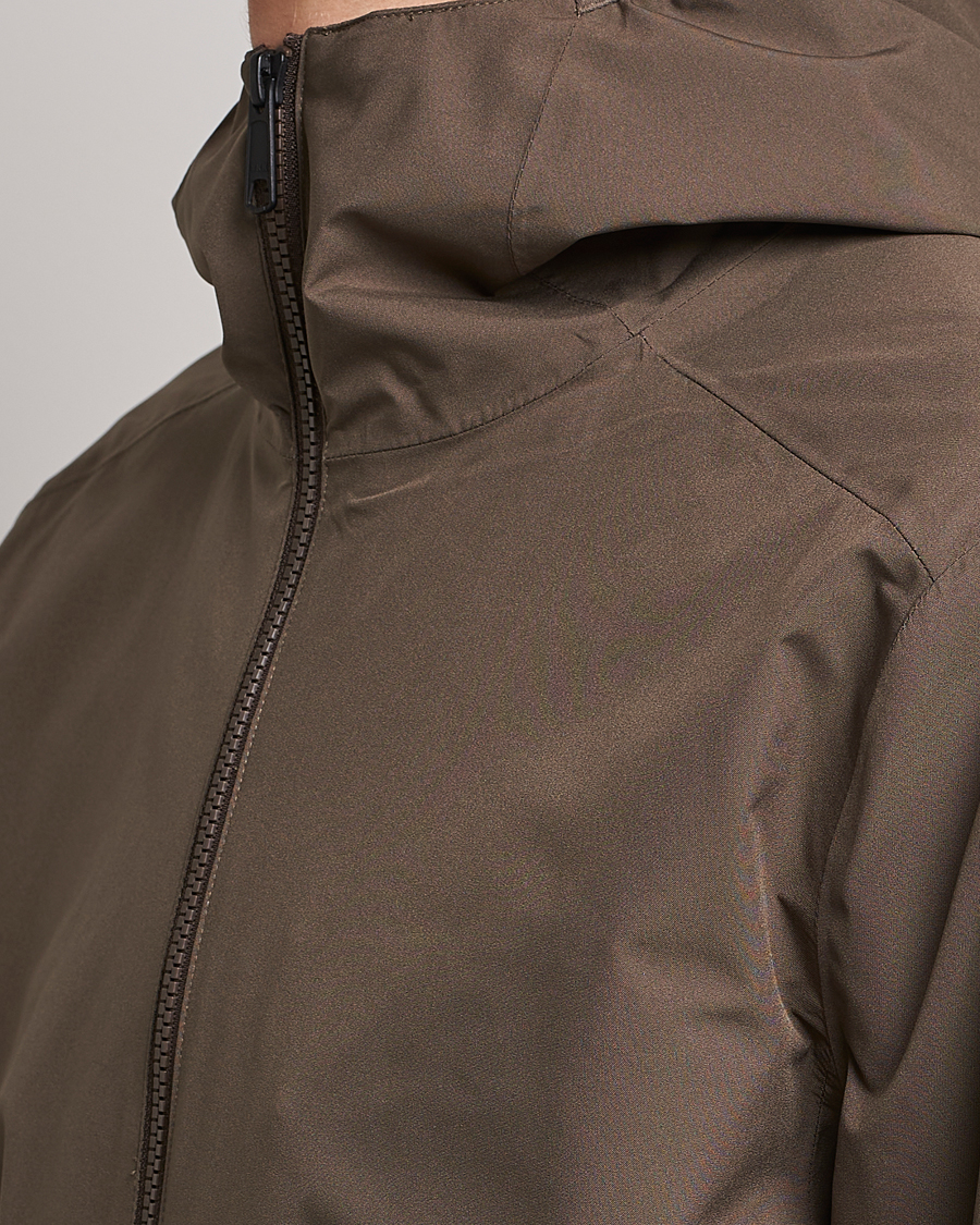 Homme | Manteaux Et Vestes | Scandinavian Edition | Hood Waterproof Jacket Major Brown