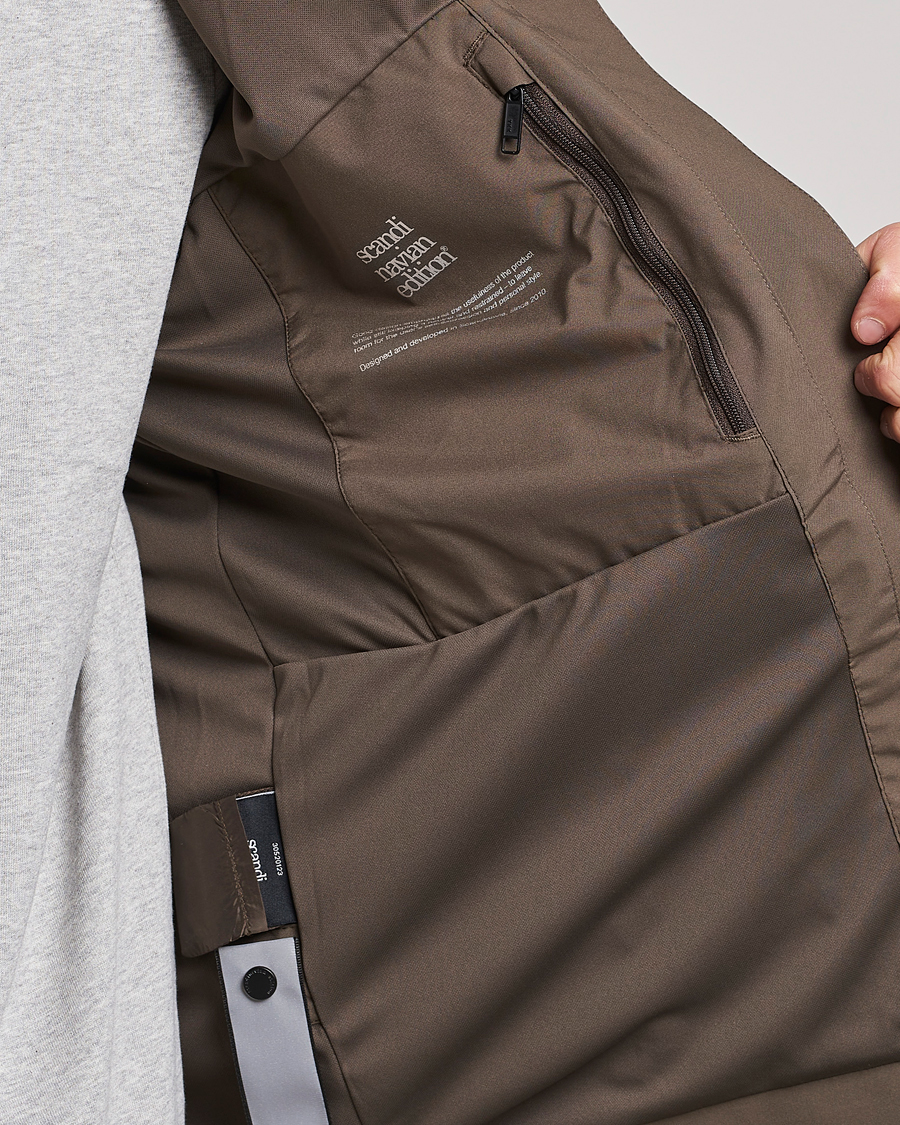 Homme | Manteaux Et Vestes | Scandinavian Edition | Hood Waterproof Jacket Major Brown