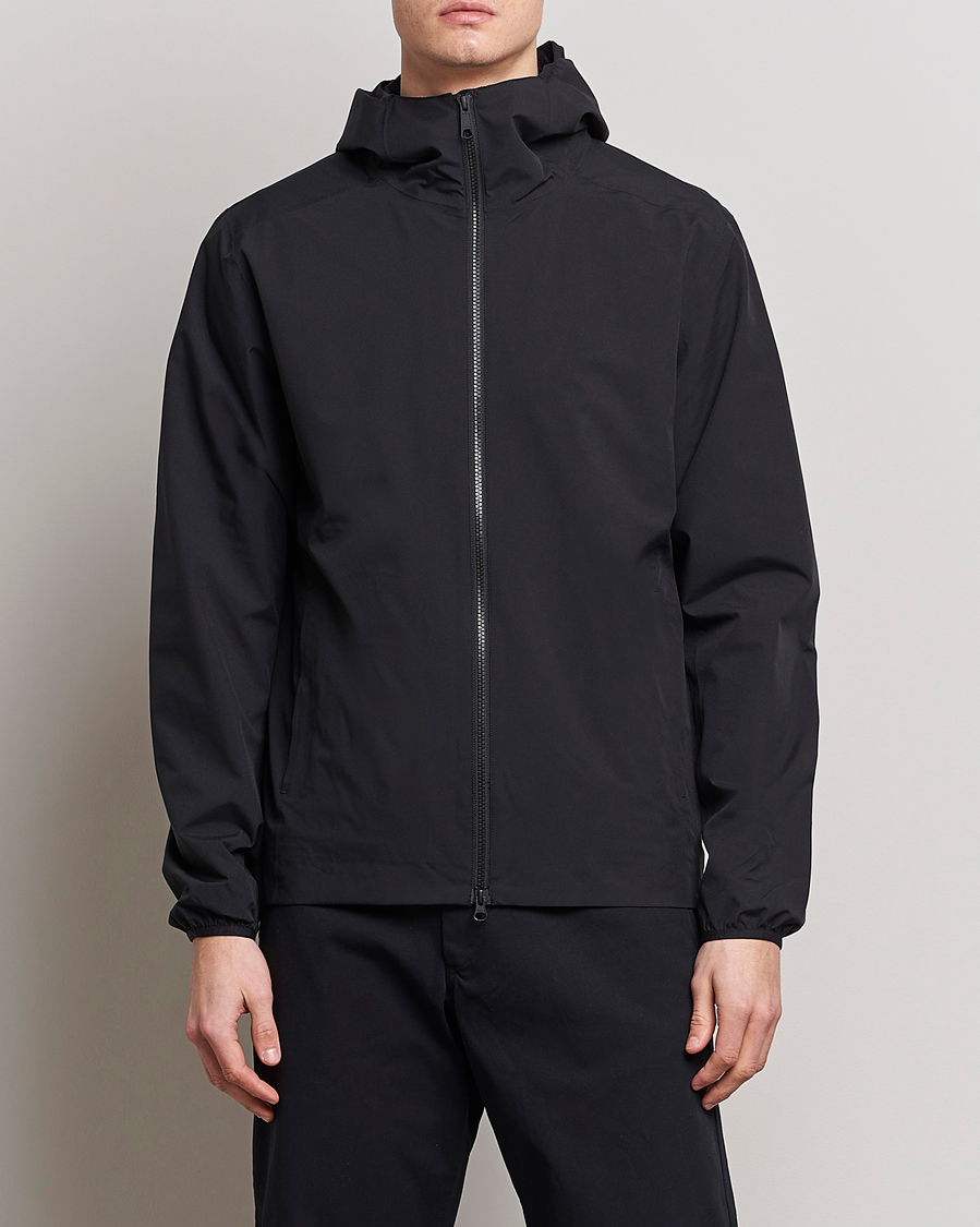 Homme |  | Scandinavian Edition | Hood Waterproof Jacket Onyx