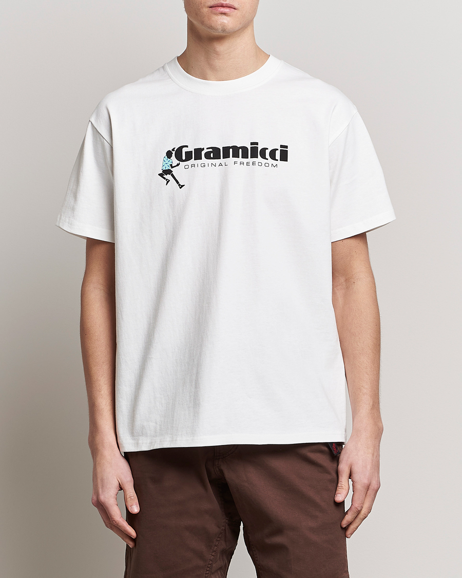 Homme | T-shirts | Gramicci | Organic Cotton Dancing Man T-Shirt White