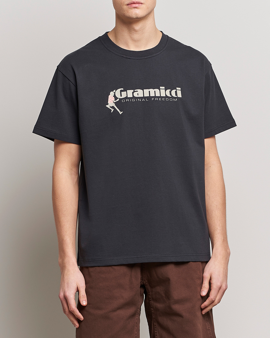 Homme | T-shirts | Gramicci | Organic Cotton Dancing Man T-Shirt Vintage Black