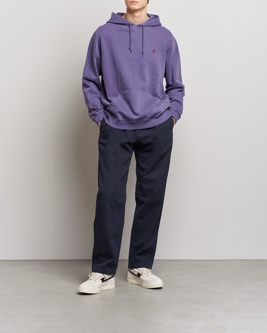 Homme | Pulls Et Tricots | Gramicci | One Point Hooded Sweatshirt Purple Pigment