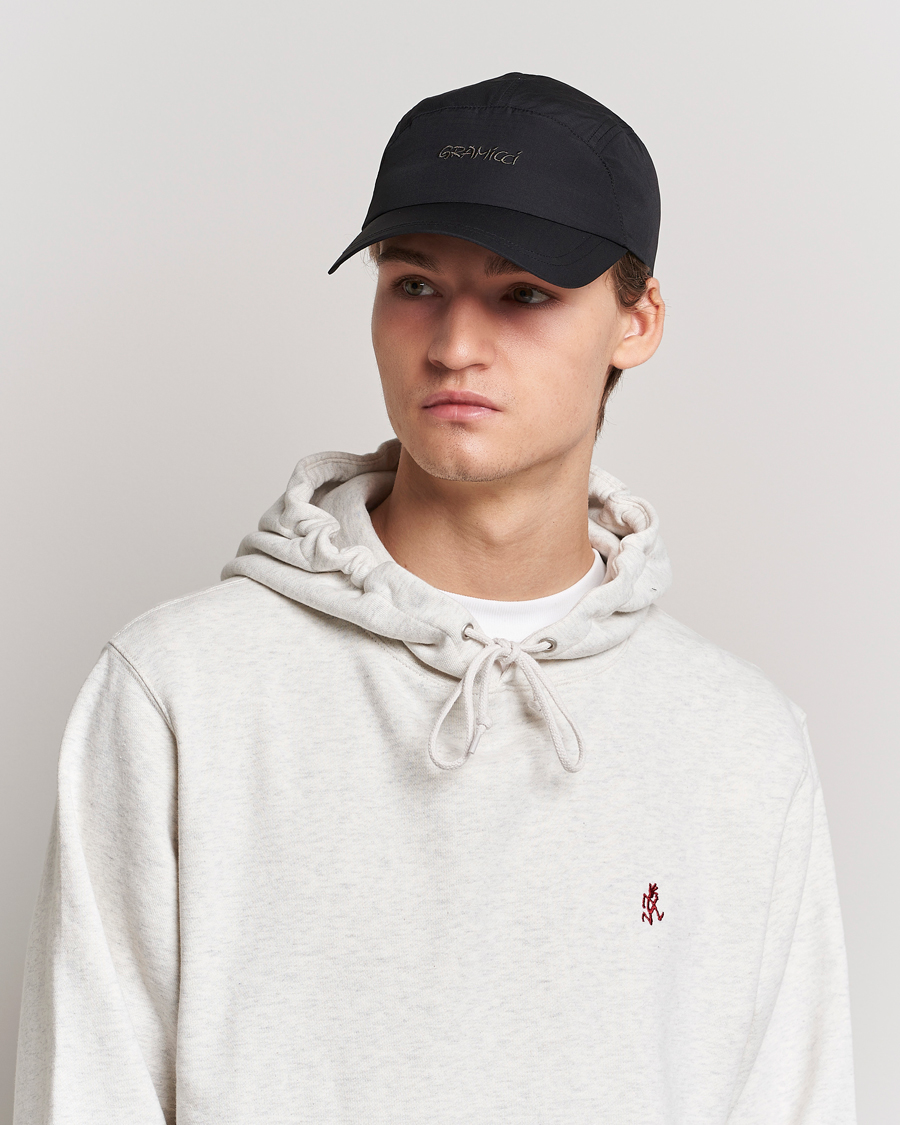 Homme | Gramicci Light Ripstop Strap Cap Black | Gramicci | Light Ripstop Strap Cap Black