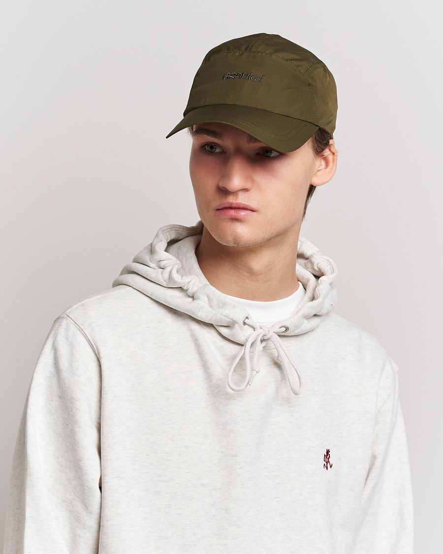 Homme | Gramicci Light Ripstop Strap Cap Olive | Gramicci | Light Ripstop Strap Cap Olive