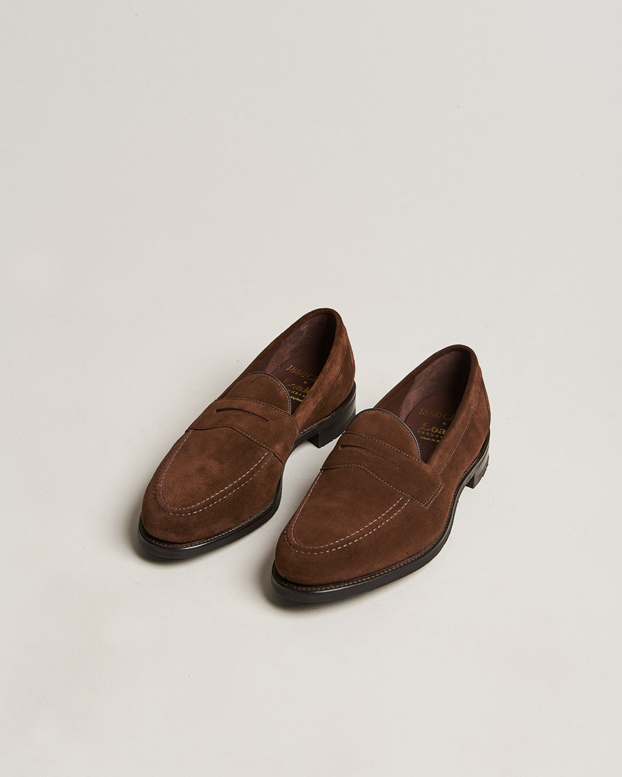 Homme | Handgjorda skor - Skoblockskampanj | Loake 1880 | Grant Shadow Sole Brown Suede