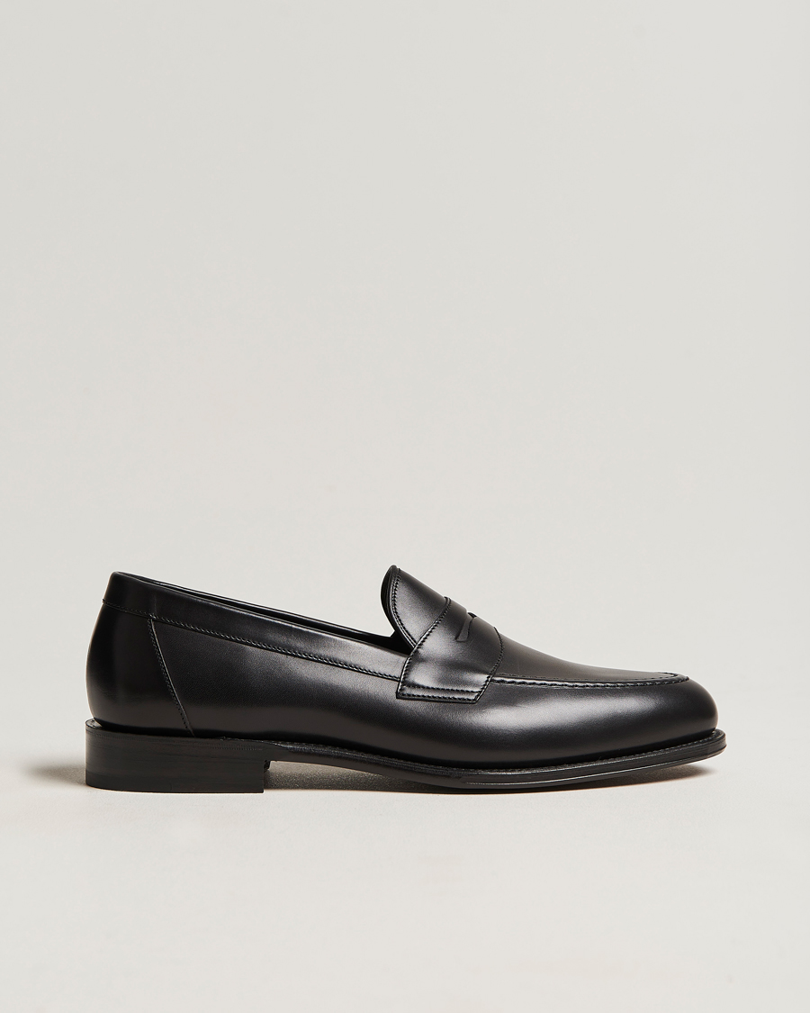 Homme | Loafers | Loake 1880 | Hornbeam Eco Penny Loafer Black Calf