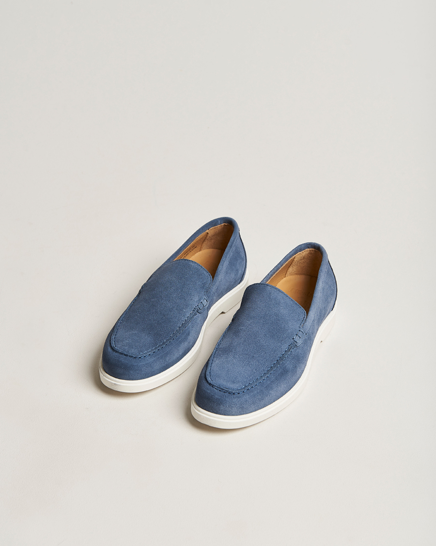 Homme | Chaussures Faites Main | Loake 1880 | Tuscany Suede Loafer Denim