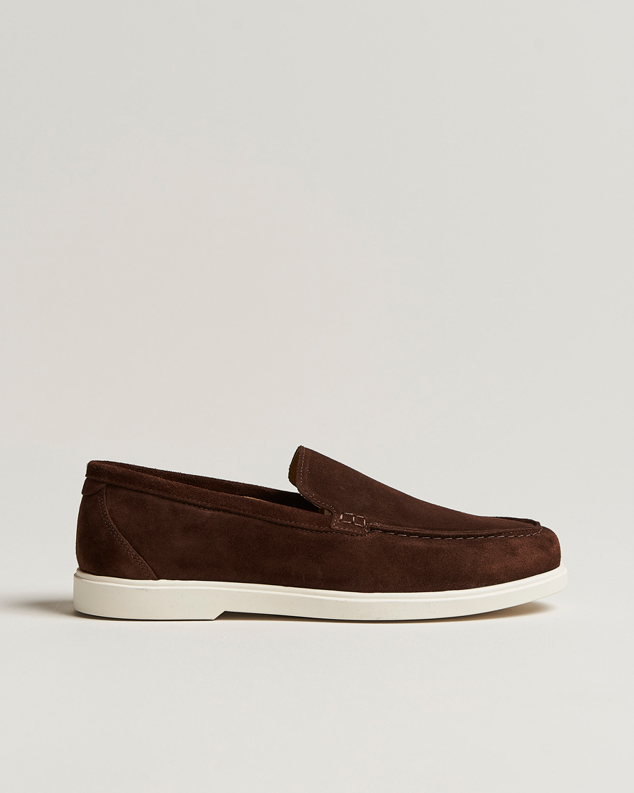 Homme | Loafers | Loake 1880 | Tuscany Suede Loafer Chocolate