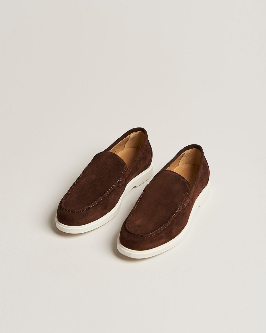 Homme | Loafers | Loake Shoemakers | Loake 1880 Tuscany Suede Loafer Chocolate