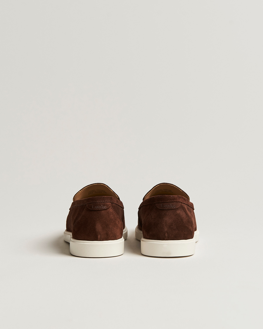 Homme | Loafers | Loake Shoemakers | Loake 1880 Tuscany Suede Loafer Chocolate