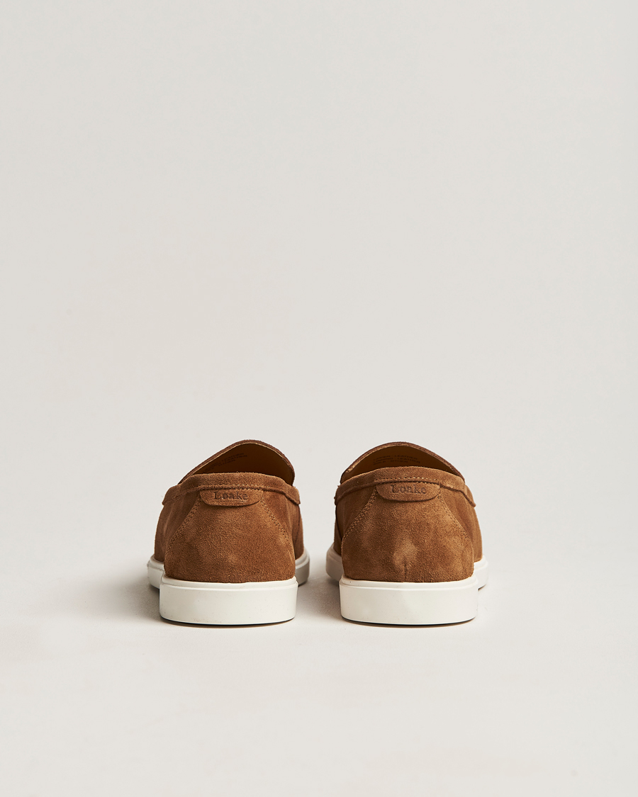 Homme | Loafers | Loake Shoemakers | Tuscany Suede Loafer Chestnut