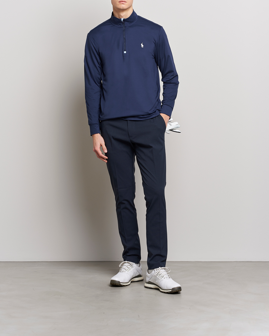 Homme | Pulls Et Tricots | Polo Ralph Lauren Golf | Performance Stratch Half Zip Refined Navy