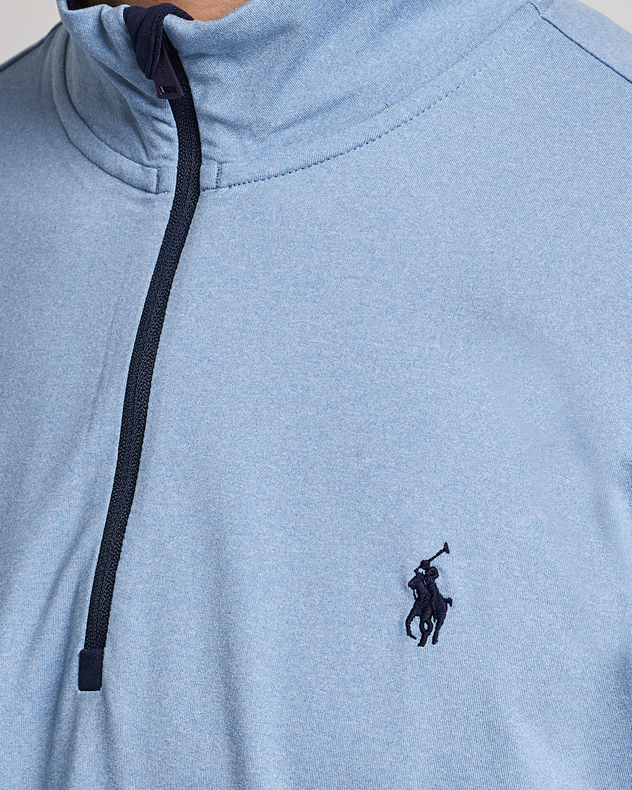 Homme | Pulls Et Tricots | Polo Ralph Lauren Golf | Performance Stratch Half Zip Powder Blue Heather