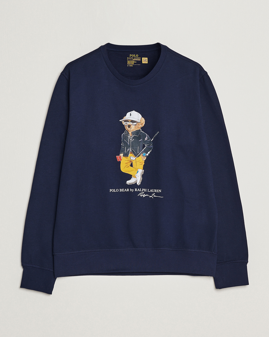 Homme | Pulls Et Tricots | Polo Ralph Lauren Golf | Magic Fleece Printed Bear Sweatshirt Navy