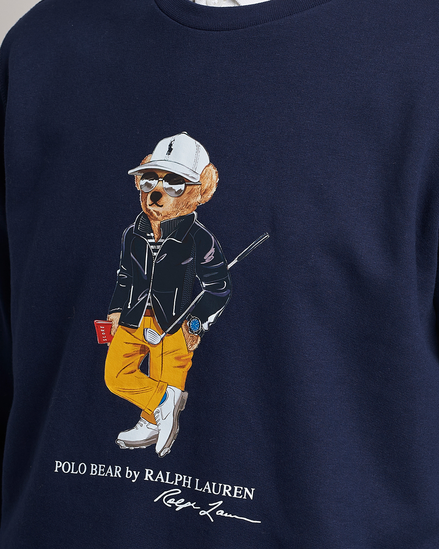 Homme | Pulls Et Tricots | Polo Ralph Lauren Golf | Magic Fleece Printed Bear Sweatshirt Navy