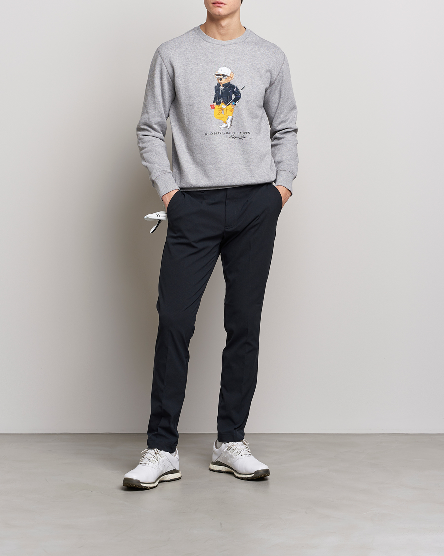 Homme | Pulls Et Tricots | Polo Ralph Lauren Golf | Magic Fleece Printed Bear Sweatshirt Andover Heather