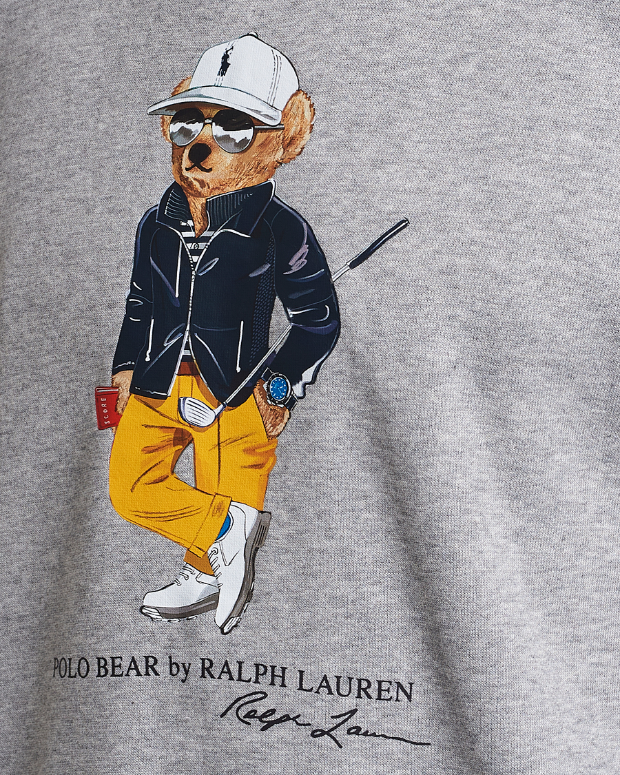 Homme | Pulls Et Tricots | Polo Ralph Lauren Golf | Magic Fleece Printed Bear Sweatshirt Andover Heather